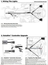 DataDim™ Dual Intensity Controller voor rijlichtharnas