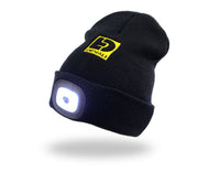 LED 毛線帽 - 黑色