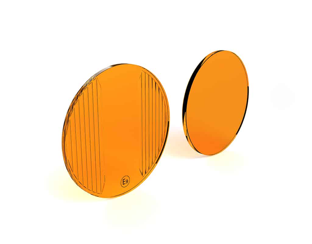 DR1 LED ライト用 TriOptic™ レンズ キット - アンバーまたはセレクティブ イエロー