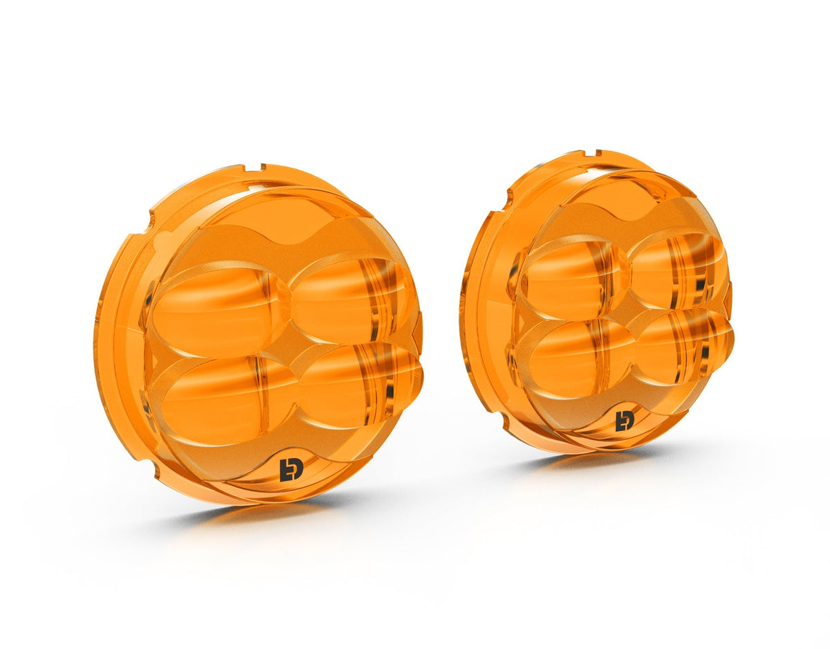 Kit de lentes para faróis de neblina D3 - âmbar ou amarelo seletivo