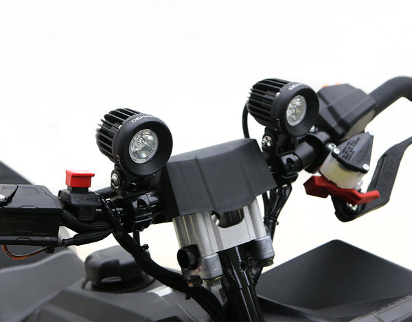 डी2 हैंडलबार लाइट किट - स्नोमोबाइल्स, एटीवी और मोटरसाइकिलें
