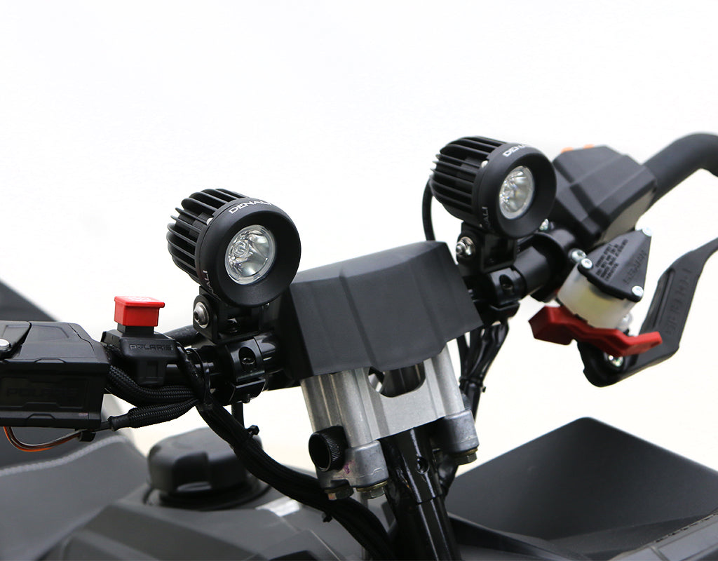 Suporte para luz de condução - braçadeira de barra articulada 21mm-29mm, preto
