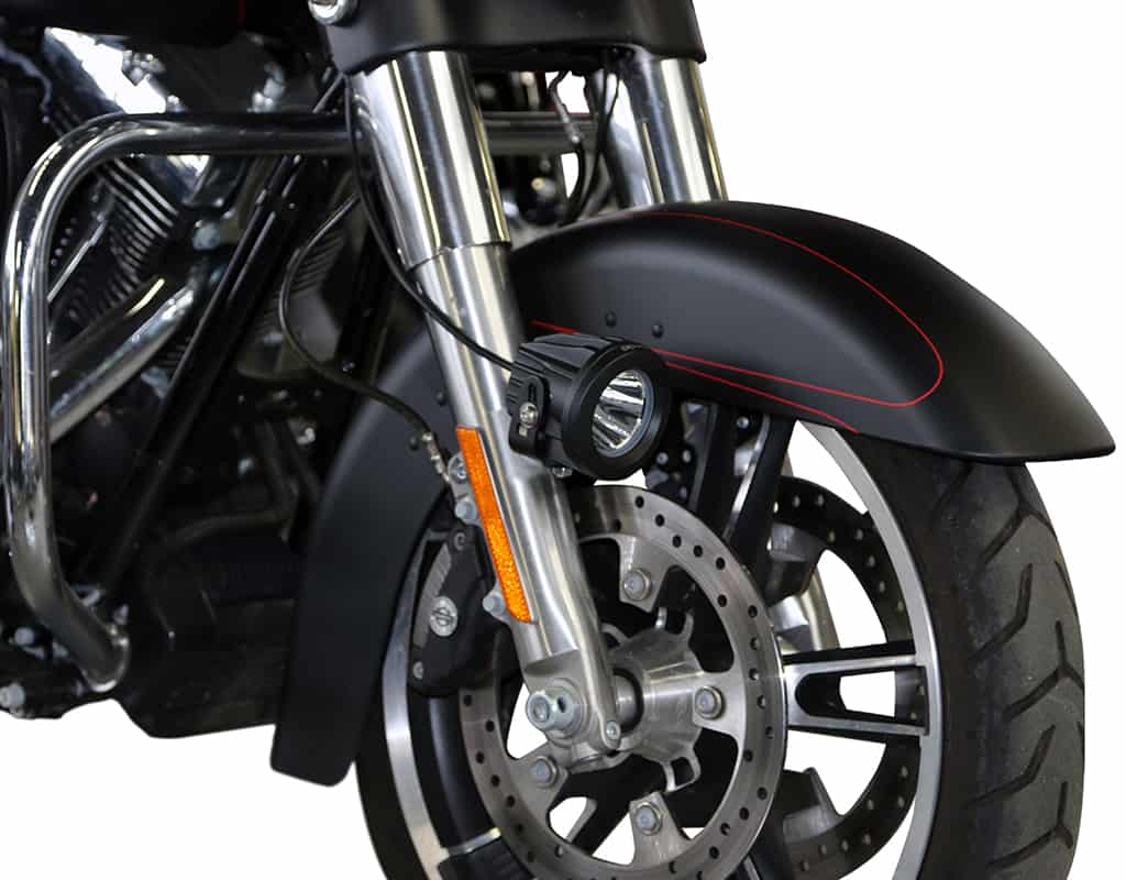 Suporte para luz de direção - Selecione motocicletas Harley-Davidson