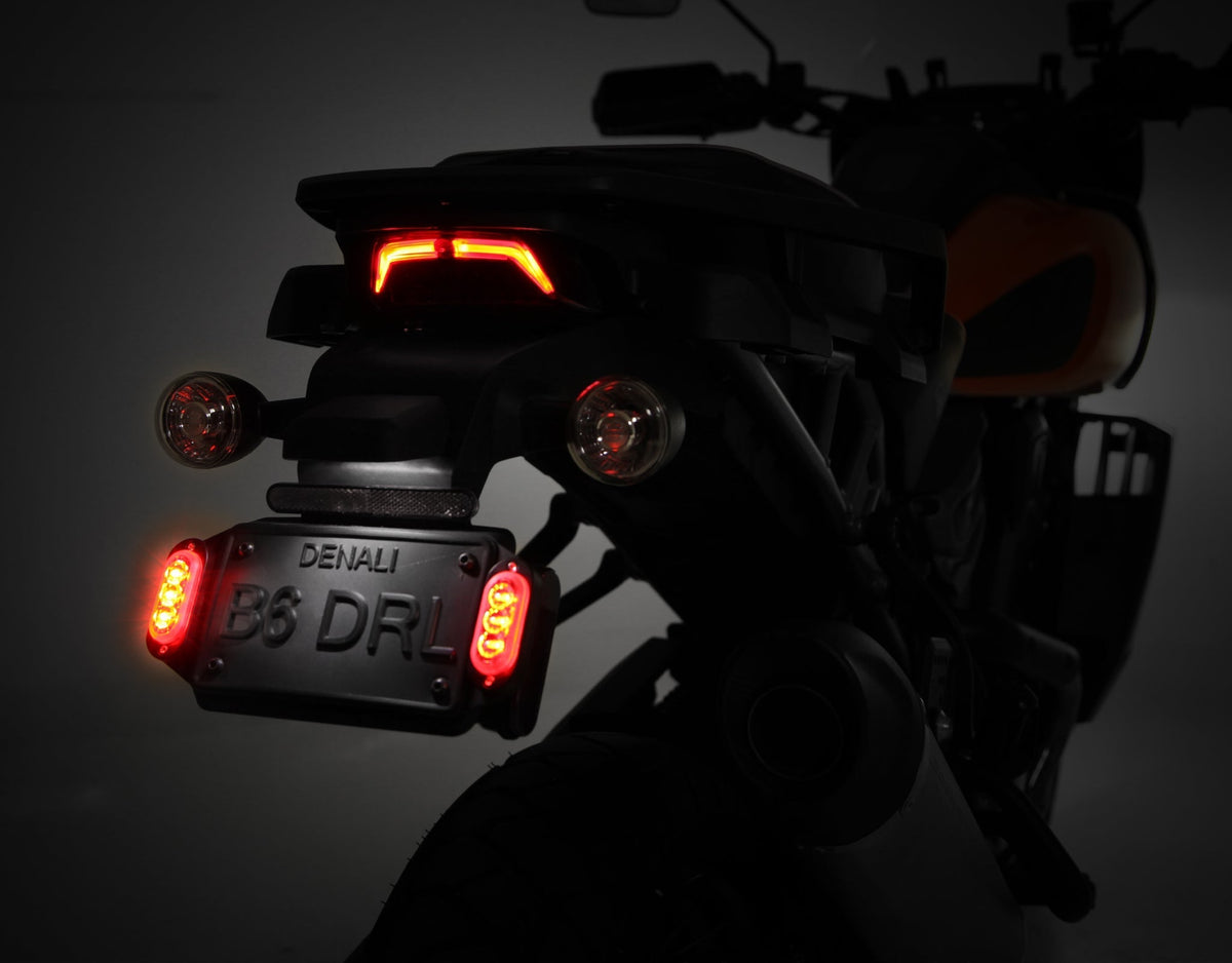 Plug-&-Play Rear T3 Turn Signal License Plate Kit for Harley-Davidson Pan America 1250