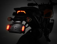 Kit pelat nomor sinyal belok T3 belakang Plug-&-Play untuk Harley-Davidson Pan America 1250
