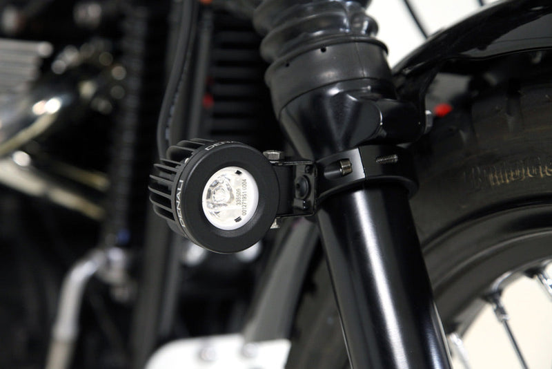 Driving Light Mount - Articulating Bar Clamp 50mm-60mm, Black
