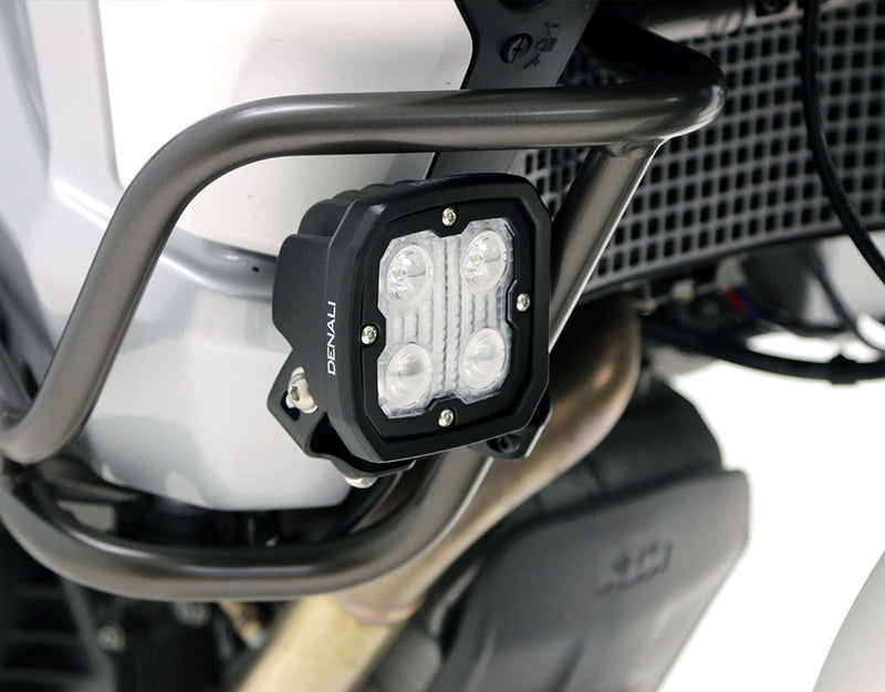 Suporte para luz de condução - braçadeira de barra articulada 21mm-29mm, preto