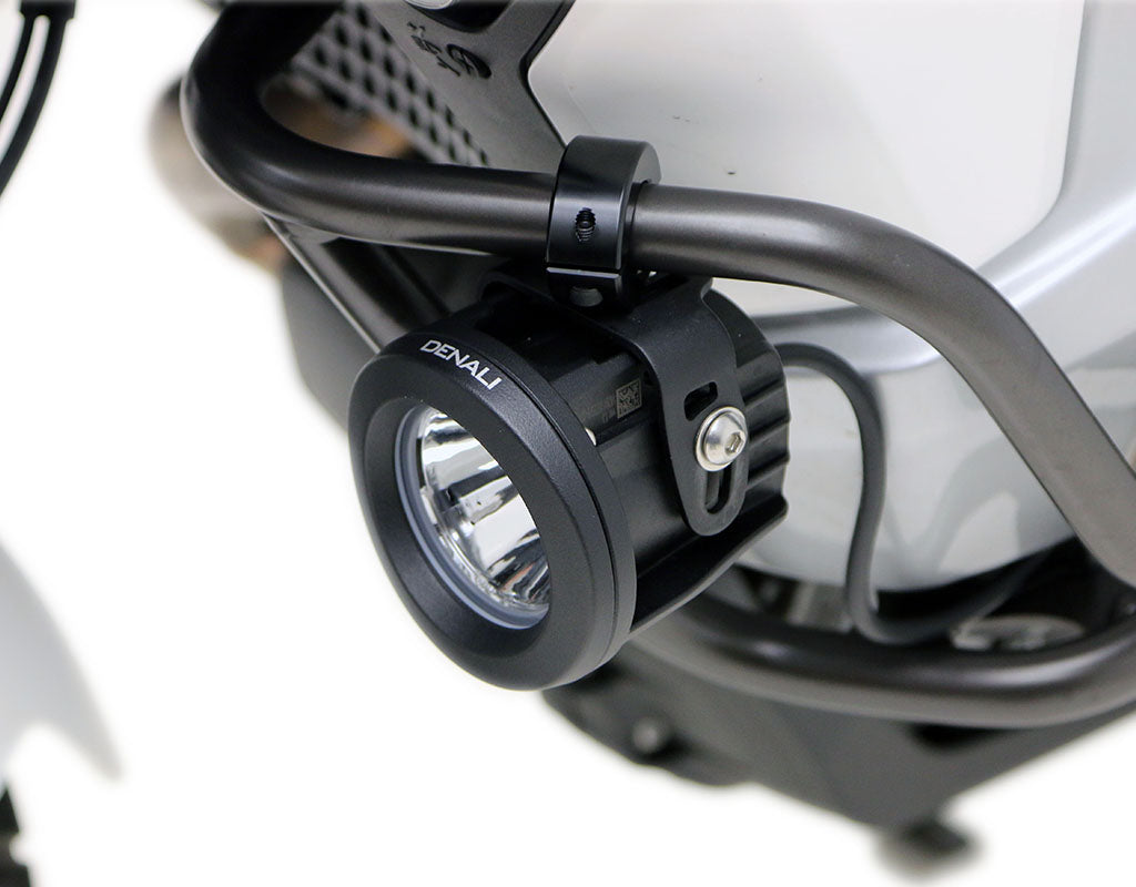 Sürüş Işığı Montajı - Mafsallı Çubuk Kelepçesi 21mm-29mm, Siyah