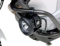 Soporte de luz de conducción - Abrazadera de barra articulada 21 mm-29 mm, negro