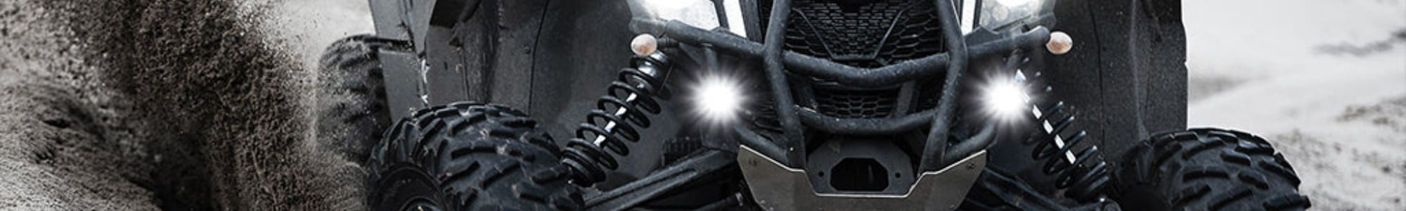 Popular lighting add-ons for motorcycles outfitted with the DENALI CANsmart controller