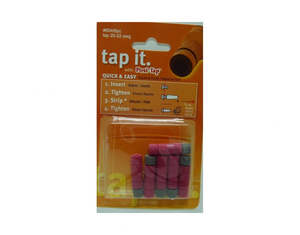포시제품 Posi-Tap 20-22 Ga. Line Tap 6팩