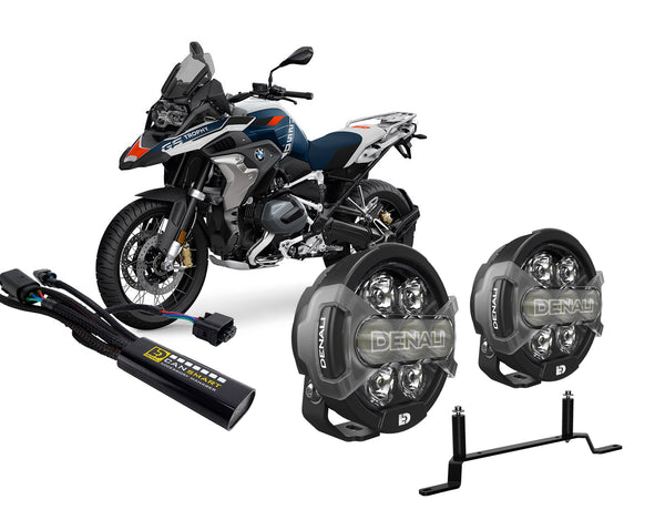 DENALI D7 PRO CANsmart™ Bundle to fit your BMW R1250GS '19-'23 & R1200