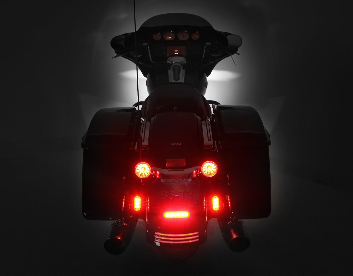 T3 Rear Switchback LED Turn Signal Pods with License Plate Mount ...