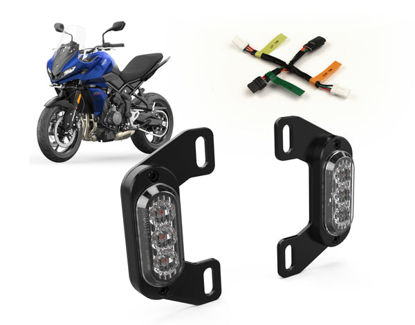 Kit Pelat Nomor Sinyal Belok T3 Belakang Plug-&-Play untuk Triumph Tiger Sport 660 '22-