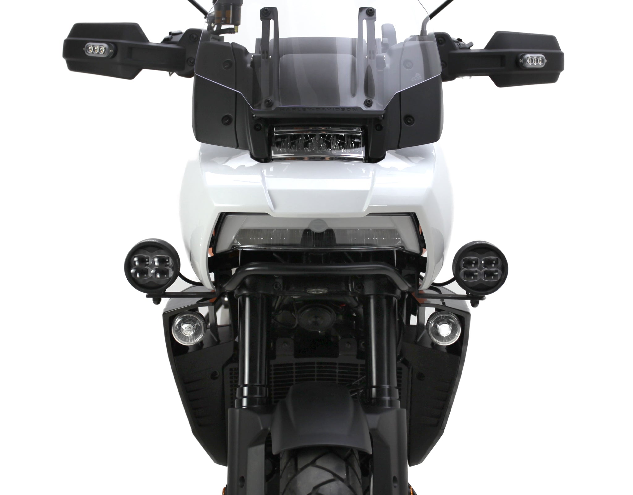 DENALI Plug-u0026-Play T3 LED Turn Signal Handguard Kit for Harley-Davidson Pan  America 1250